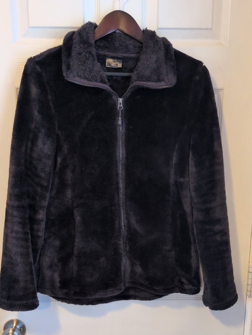 32 Degrees Heat Full Zip Fleece Jacket in Black